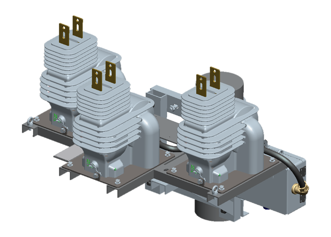17.5-36kV中压架空柱上安装计量箱带测试端子接线盒